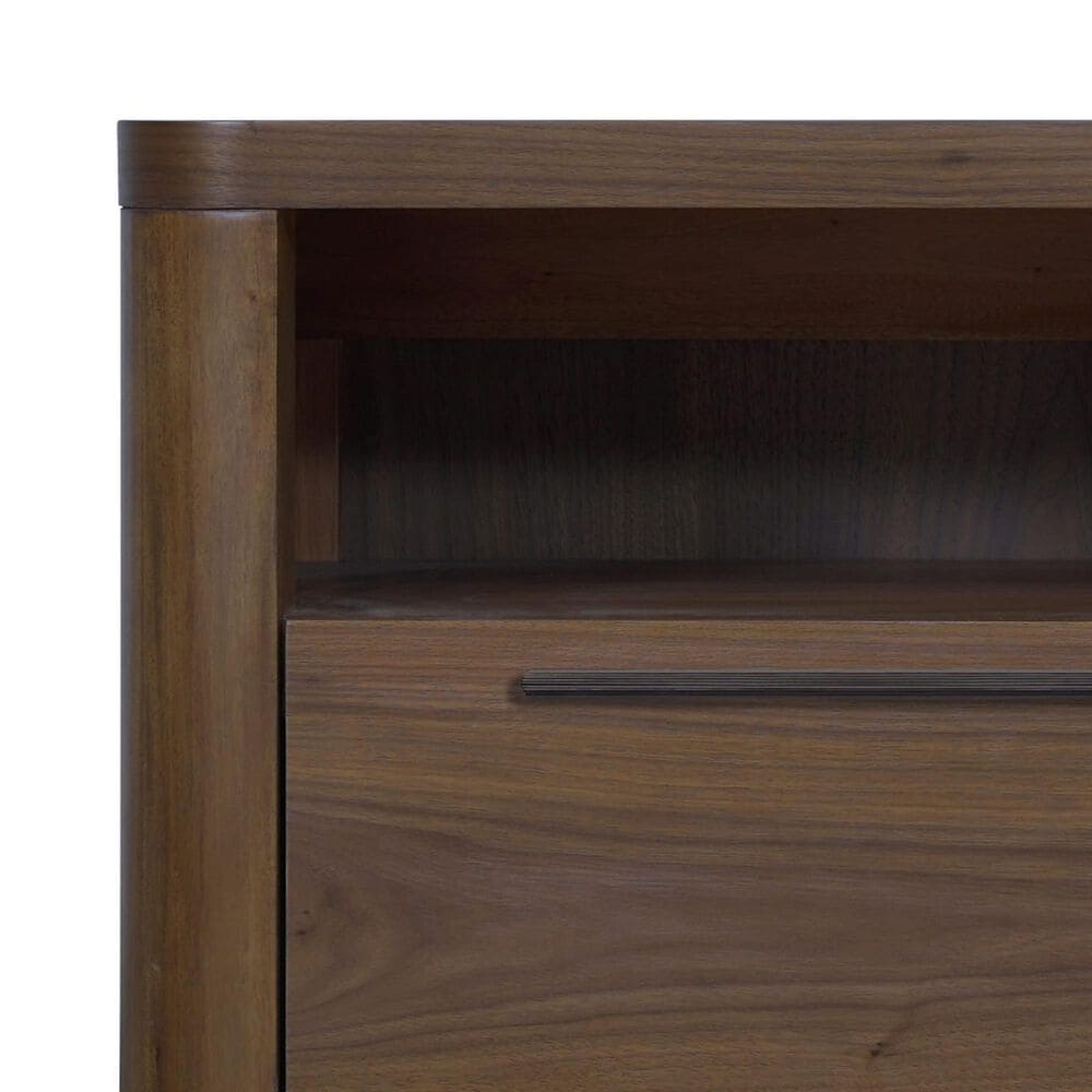 Urban Home Totes 1-Drawer Nightstand in English Walnut, , large