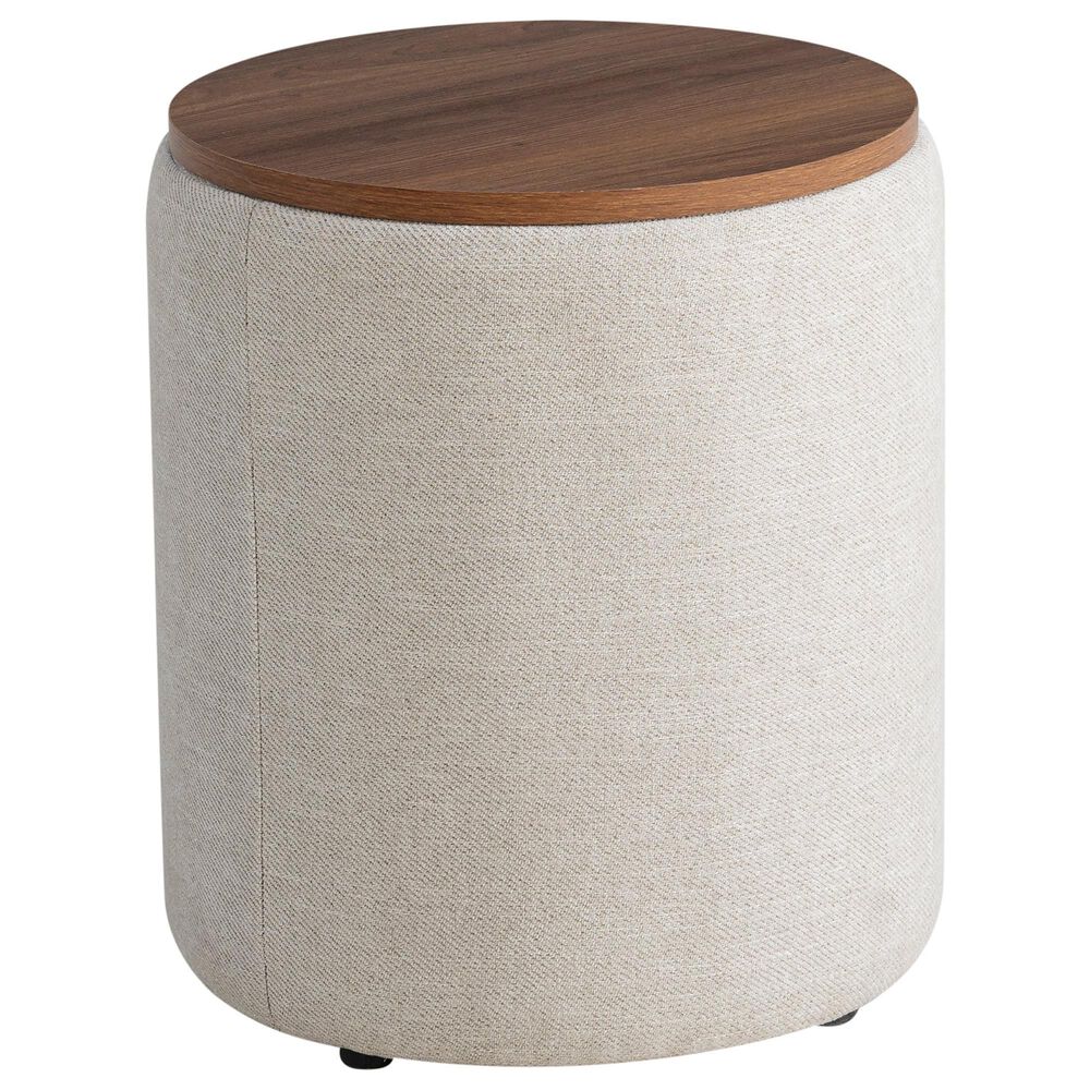 Lifestyle Solutions Avery 2-Piece Nested Storage Ottoman in Linen, , large