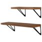Safavieh Jilliyn Wall Shelf in Brown and Black, , large