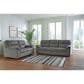 Ashley Bindura Manual Reclining Glider Loveseat in Mineral, , large