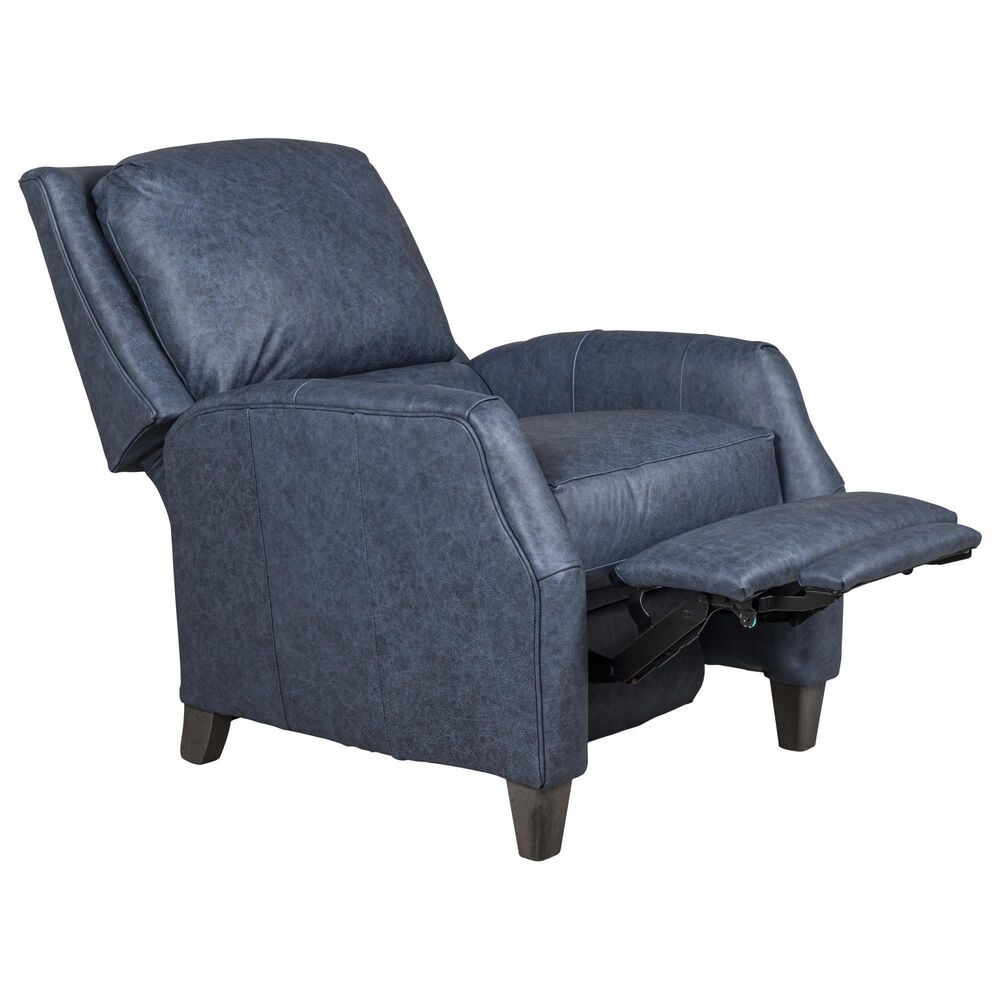 Smith Brothers Manual Pressback Recliner in Navy, , large