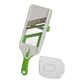 Progressive Adjust-A-Slice and Julienne Mandoline in White and Green, , large