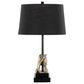 Grandview Gallery Panther Polyresin Table Lamp in Black and Gold, , large