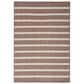 Nourison Positano POS03 Natural and Ivory 6" x 9" Indoor/Outdoor Area Rug, , large