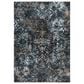 RIZZY Elite 9" x 12" Charcoal and Denim Area Rug, , large
