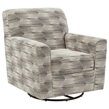 Signature Design by Ashley Callisburg Swivel Glider Accent Chair in Granite, , large