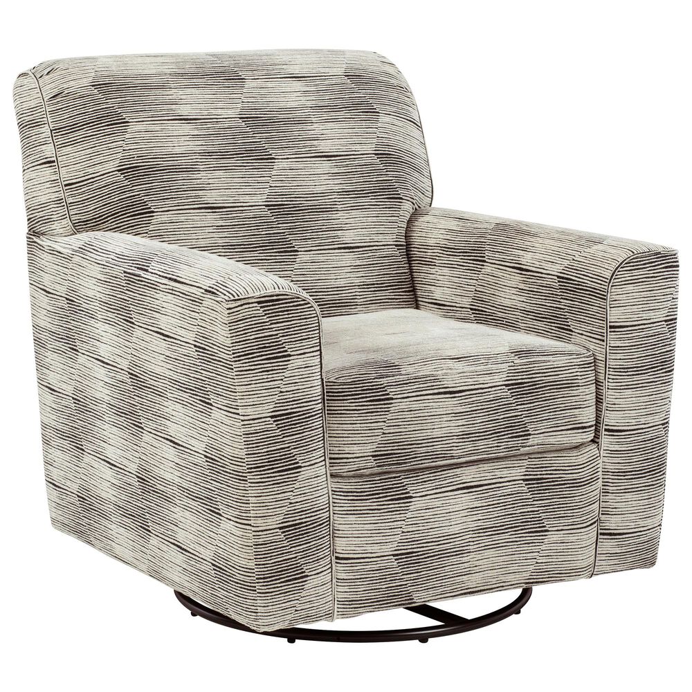 Signature Design by Ashley Callisburg Swivel Glider Accent Chair in Granite, , large