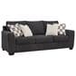 Ashley Loreo Stationary Queen Sofa Sleeper in Ebony, , large
