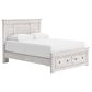 Ashley Makidern Queen Storage Bed with Two Drawers in Whitewash, , large