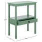 Safavieh Haven Low Drawer End Table in Sage Green, , large