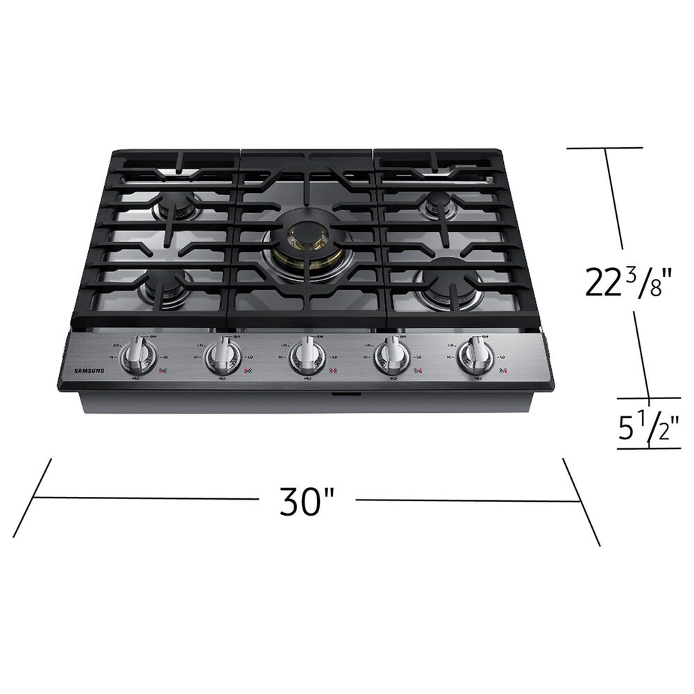 Samsung Bespoke 2-Piece Kitchen Package with Bespoke 30" Combination Wall Oven and 30" Gas Cooktop in Stainless Steel, , large