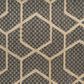 Nourison Horizon HOZ01 Charcoal 2"2" x 8" Indoor/Outdoor Runner, , large