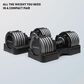 NordicTrack Select-A-Weight Adjustable Dumbbell in Black, , large