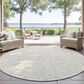 Dalyn Rug Company Soft Essentials Floral Linen 8" Round Indoor/Outdoor Area Rug, , large