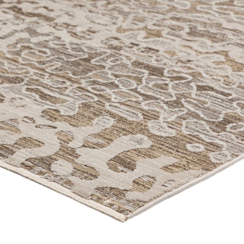 Dalyn Rug Company Denizi Abstract 5&#39;3&quot; x 7&#39;8&quot; Mocha Area Rug, , large