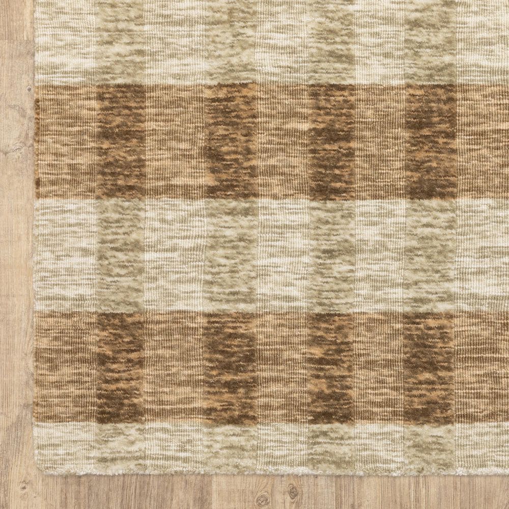 Oriental Weavers Thatcher Beige and Rust 10' x 13' Area Rug, , large