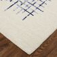 Feizy Maddox 8" x 10" Ivory and Navy Area Rug, , large