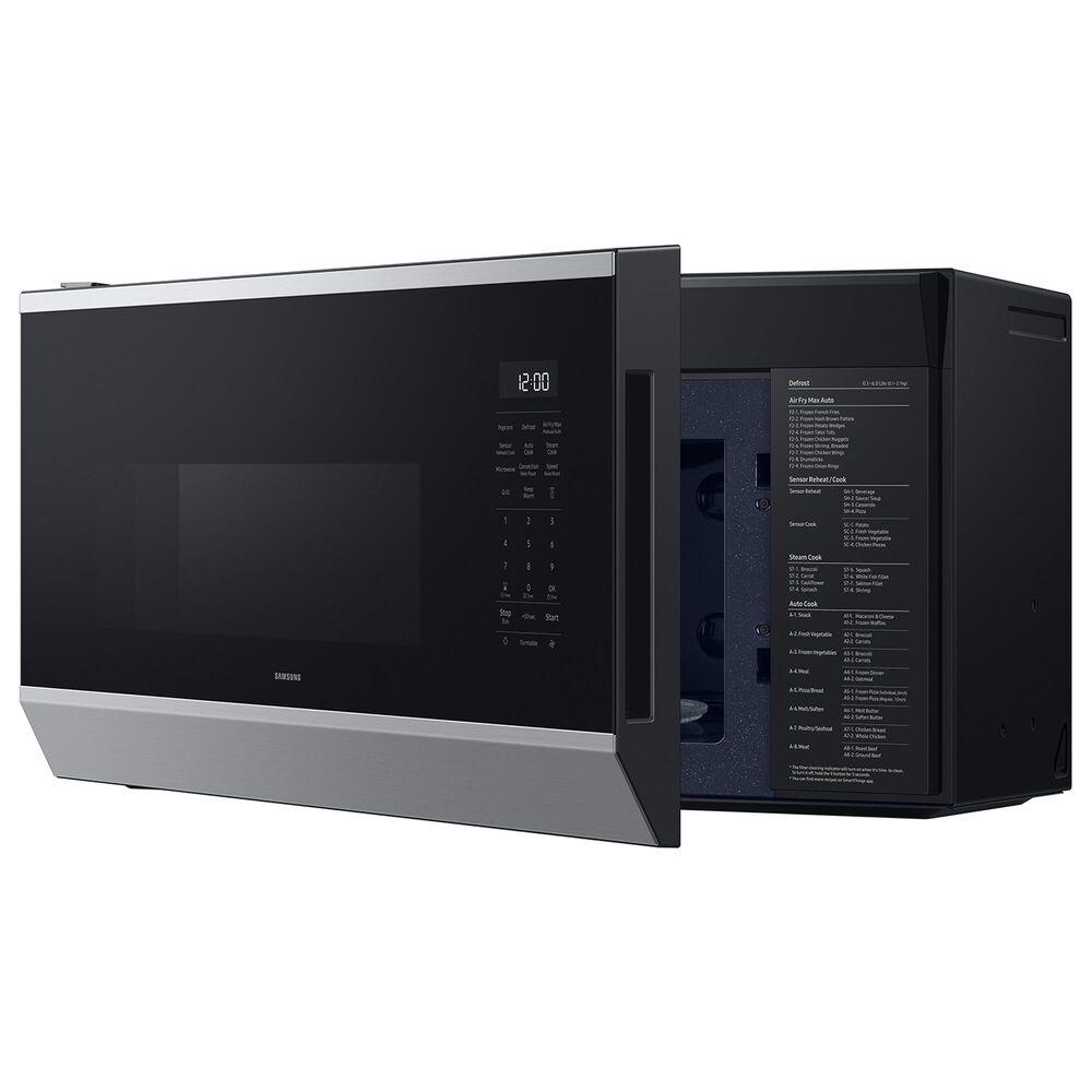 Samsung 1.7 Cu. Ft. Smart Over-the-Range Microwave in Stainless Steel, , large