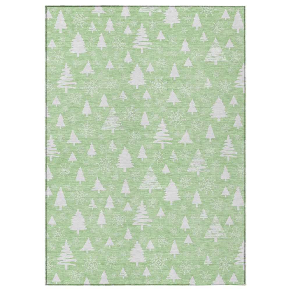 Dalyn Rug Company Wonderland WN23 5" x 7"6" Mint Indoor/Outdoor Area Rug, , large