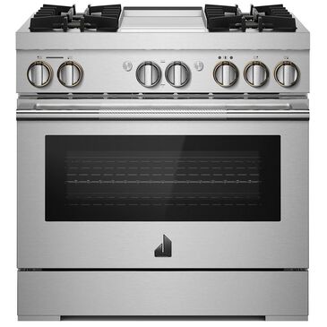 Jenn-Air Rise 36" Professional Range with Griddle in Stainless Steel, , large