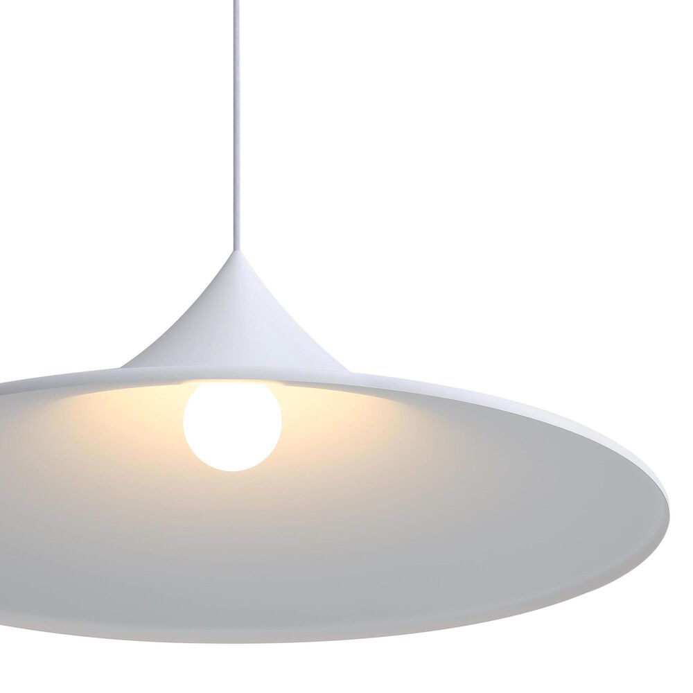 Golden Lighting Vistara 27.5" 1-Light Pendant in Sand White, , large