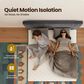 HOMLUX Plush Queen Mattress with Grey Headboard, , large
