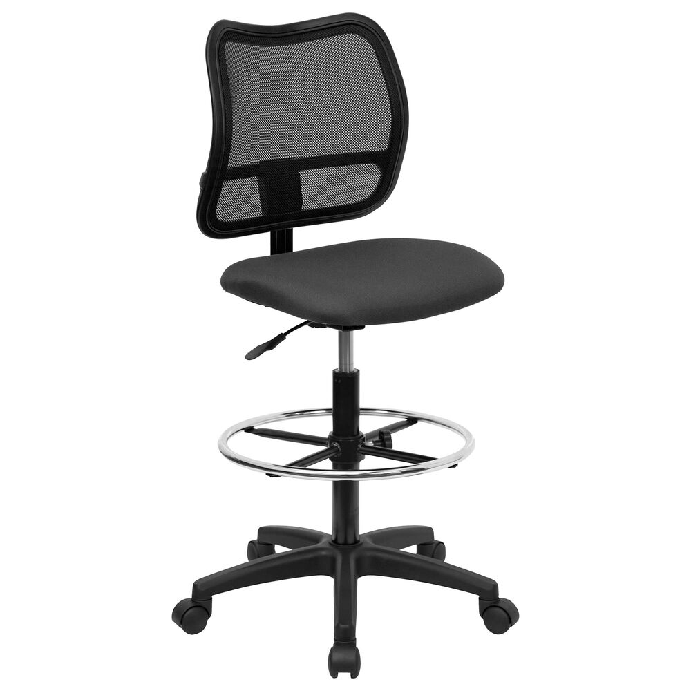 Flash Furniture Drafting Chair in Gray, , large