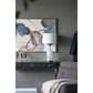 A&B Home Sarris Swirl Table Lamp in Gray and White, , large