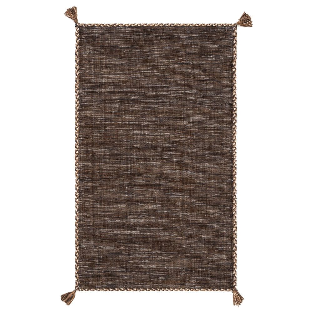 Safavieh Montauk 3" x 5" Brown and Black Area Rug, , large