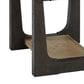 Emerald Home Furnishings Sutton Place Chairside Table in Caramel and Cocoa, , large