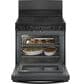 GE Appliances 30" Freestanding Self-Cleaning Radiant Front-Mount Range in Black, , large