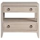 Universal Furniture Avaline 2 Drawer Nightstand in White Oak with AC and USB Outlet, , large