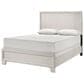 Crown Mark Charlie 4-Piece King Panel Bedroom Set in White, , large