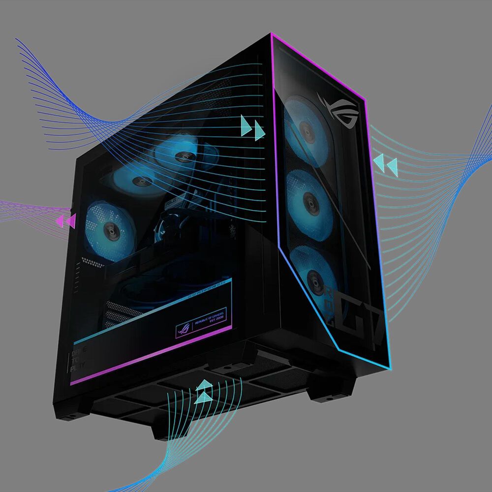 ASUS G700 Gaming Desktop | Intel Core Ultra 9 285K - 32GB RAM - NVIDIA GeForce RTX 5090 Graphics - 1TB SSD in Black, , large