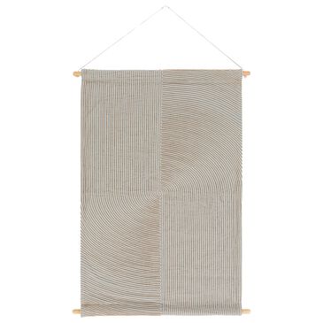 Surya Pax Wall Hanging in Black and Cream, , large