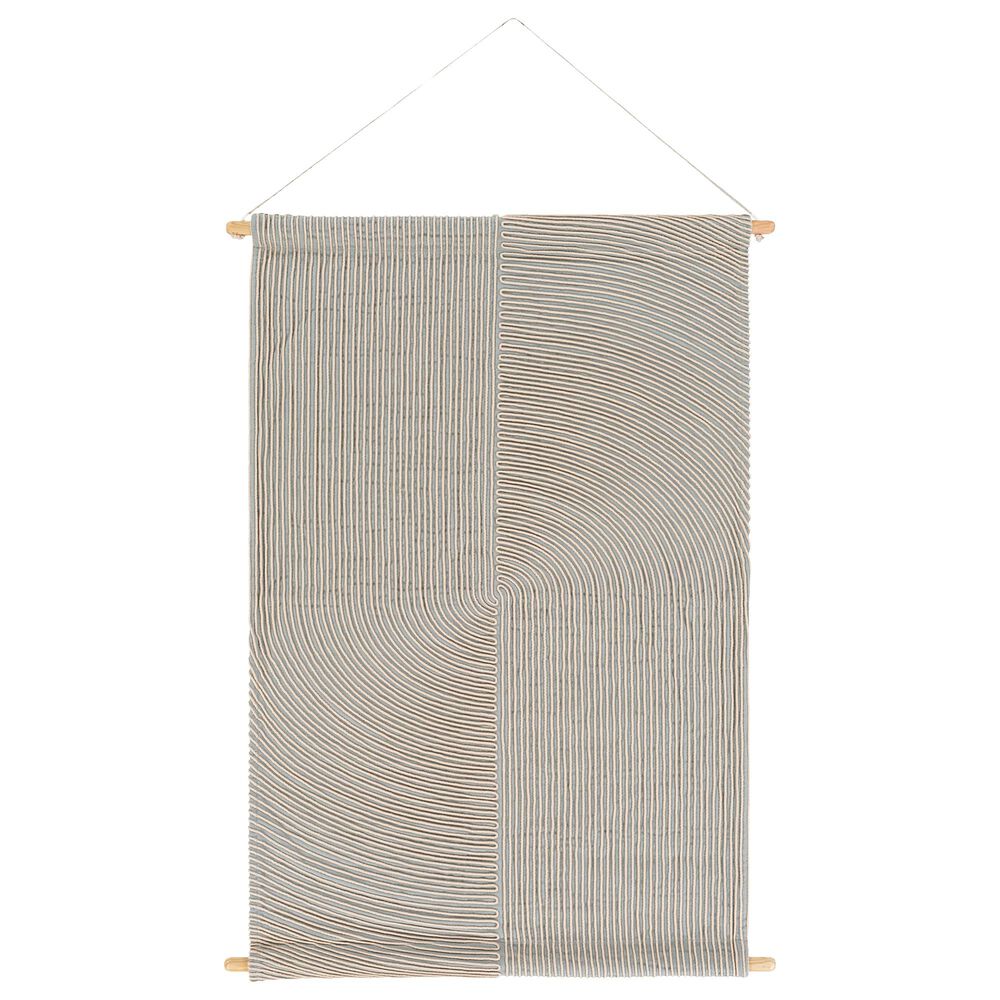 Surya Inc Pax Wall Hanging in Black and Cream, , large