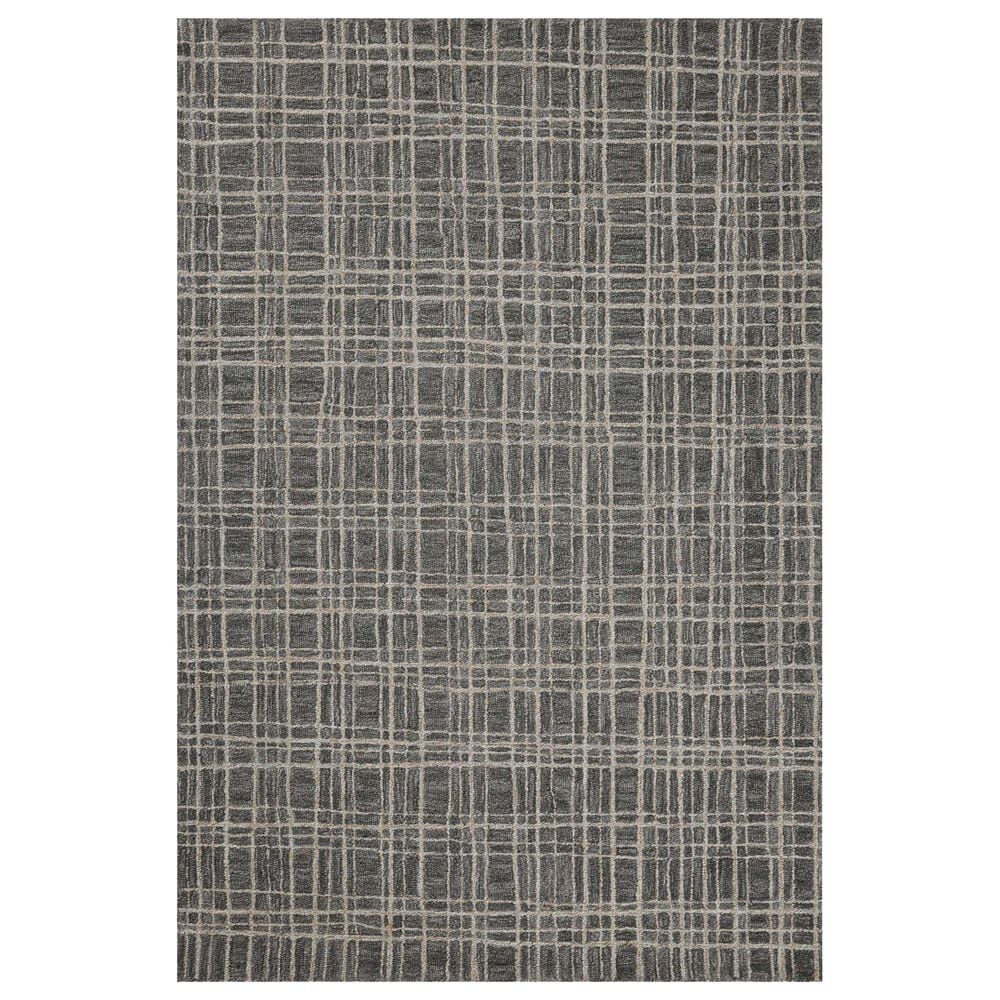 Chris Loves Julia x Loloi Polly 2" x 5" Graphite and Pebble Runner, , large