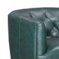 Italiano Furniture Cambria Mira Swivel Chair in Forest Green, , large
