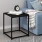 HOMLUX 1-Tier End Table in Americano and Black, , large