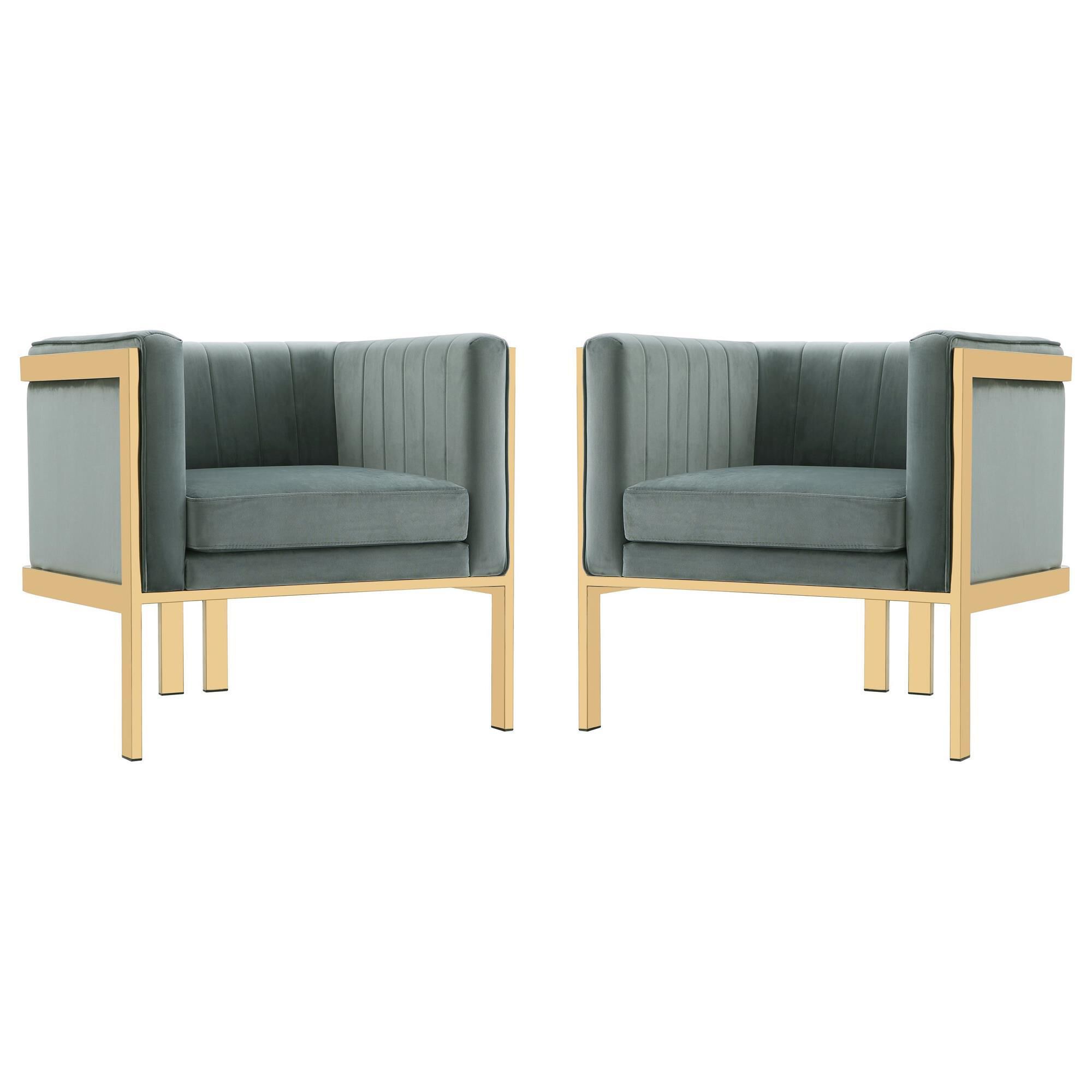 Grey sales large armchair