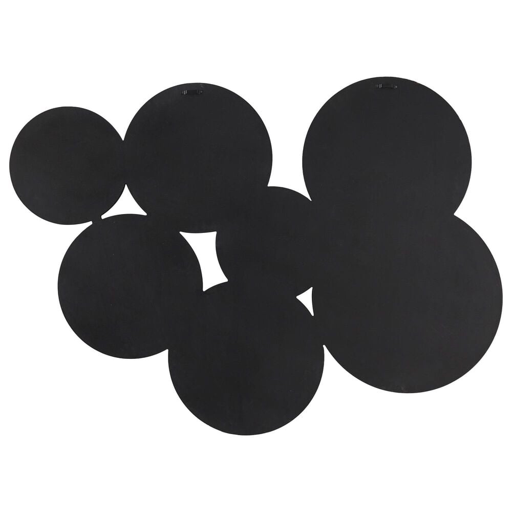 Maple and Jade 39&quot; x 53&quot; Plate Carved Pinwheel Home Wall Decor in Black, , large