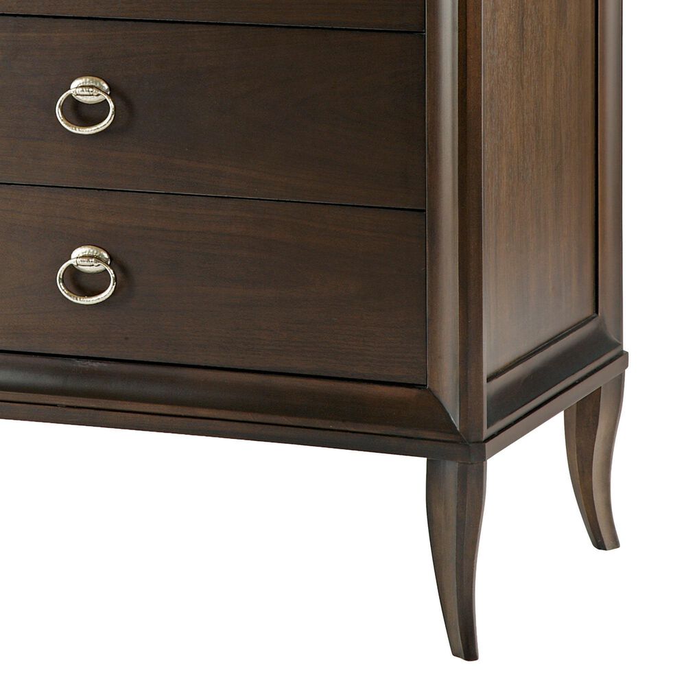 Century Furniture Tribeca 3 Drawer Nightstand in Deep Brown, , large