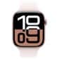 Apple Watch Series 10 GPS + Cellular 46mm Rose Gold Aluminum Case with Light Blush Sport Band - S/M, , large