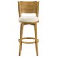 Armen Living Winsley Swivel Bar Height Stool in Amber Glow, , large