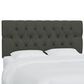 Skyline Furniture Queen Headboard in Velvet Pewter, , large