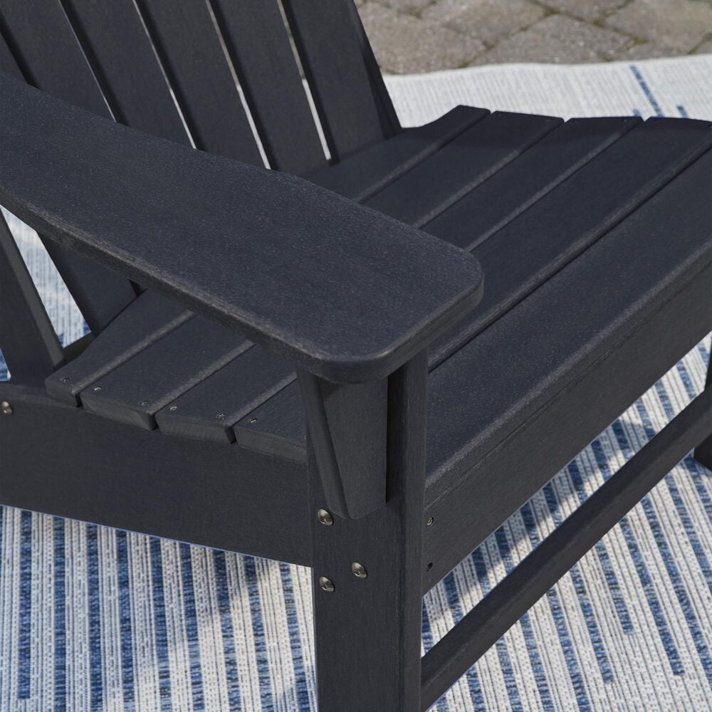 Ashley Sundown Treasure Adirondack Chair in Black, , large