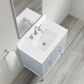 37B Fenwick 30" Single Bathroom Vanity in Soft Blue with Glossy White Composite Stone Top and Backsplash, , large