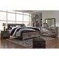 Signature Design by Ashley Derekson King Panel Bed in Two Tone Walnut and Gray, , large