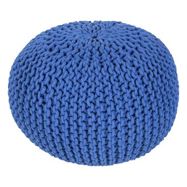 Surya Malmo Sphere Pouf in Blue, , large