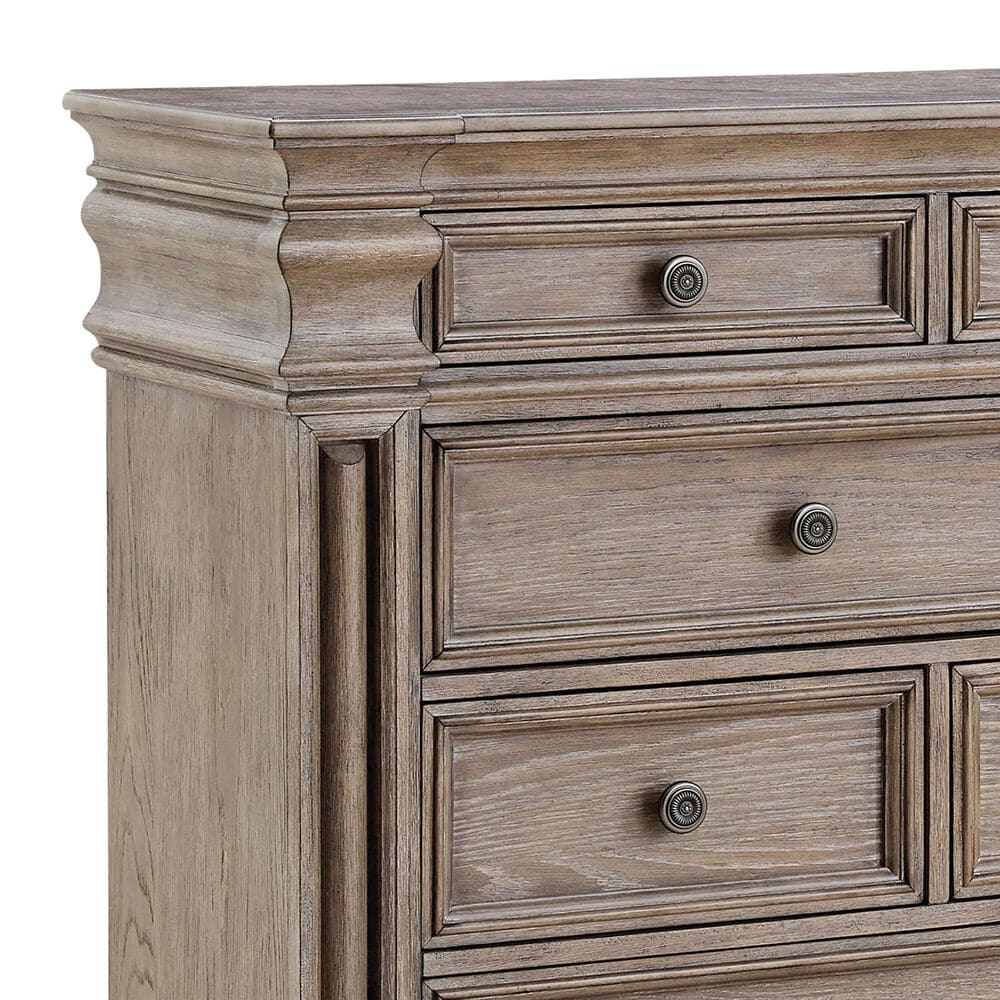 Millenium Blairhurst 10-Drawer Dresser in Light Grayish Brown, , large
